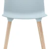 Møbler<Andersen - Furniture TAC Chair plast Iceblue / Oak white pigm. lacquer