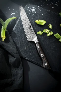 Køkkenknive & Sakse<Zwilling Tanrei Kompakt kokkekniv 140 Glatslebet
