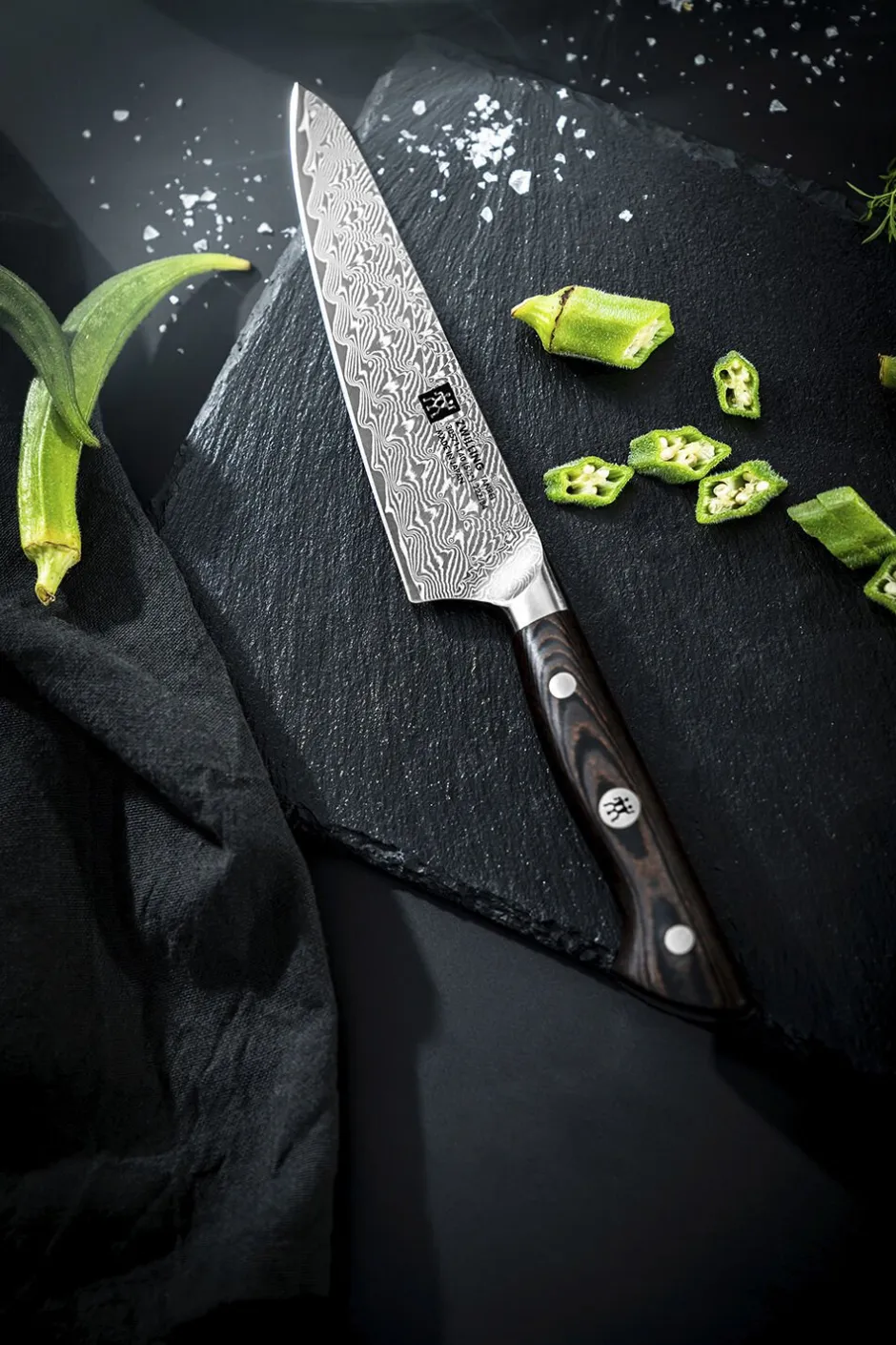 Køkkenknive & Sakse<Zwilling Tanrei Kompakt kokkekniv 140 Glatslebet