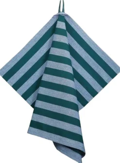 Tekstiler Til Køkkenet<Magasin du Nord Collection Tea Towels 50x70 cm BIRK -Stripe dark green