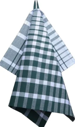 Tekstiler Til Køkkenet<Magasin du Nord Collection Tea Towels 50x70 cm ENZO - Check dark green