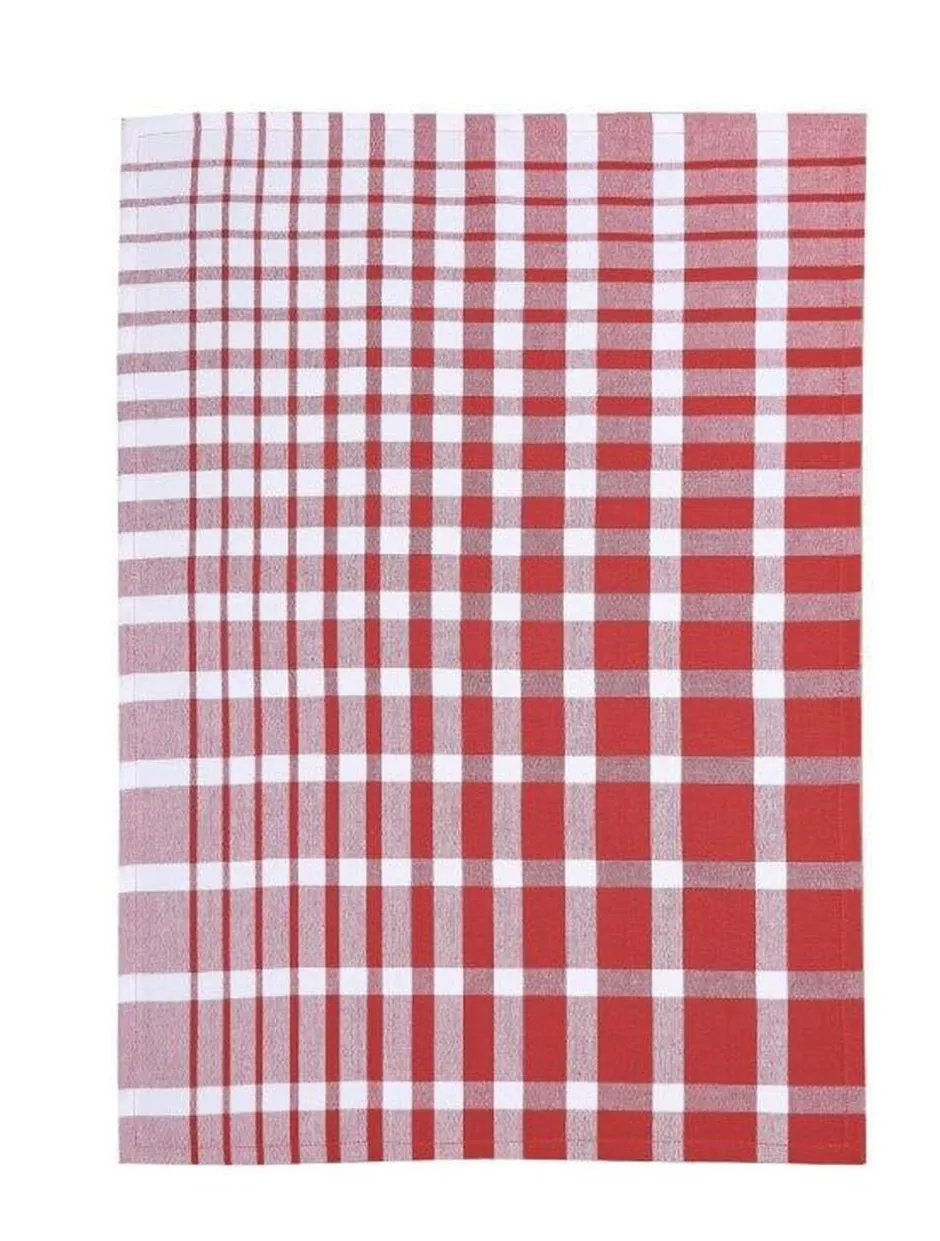 Tekstiler Til Køkkenet|Juletekstiler<Magasin du Nord Collection Tea Towels 50x70 cm ENZO - Check dark red