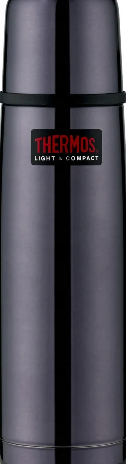 Opbevaring<Thermos Termoflaske Light & Compact 0,5 liter Midnight Blue stål
