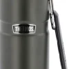 Opbevaring<Thermos Termoflaske Stainless King 1,2 liter Army Rustfrit stål