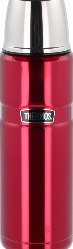 Opbevaring<Thermos Termoflaske Stainless King 1,2 liter Mørk rød Rustfrit stål