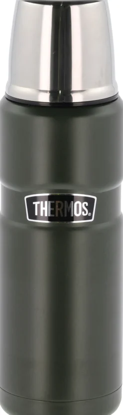 Opbevaring<Thermos Termoflaske Stainless King 470 ml Army Rustfrit stål