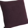 Puder<Hay Texture Cushion-50 x 50-Burgundy