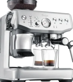 Kaffe & Te<SAGE The Barista Express Impress Brushed Steel