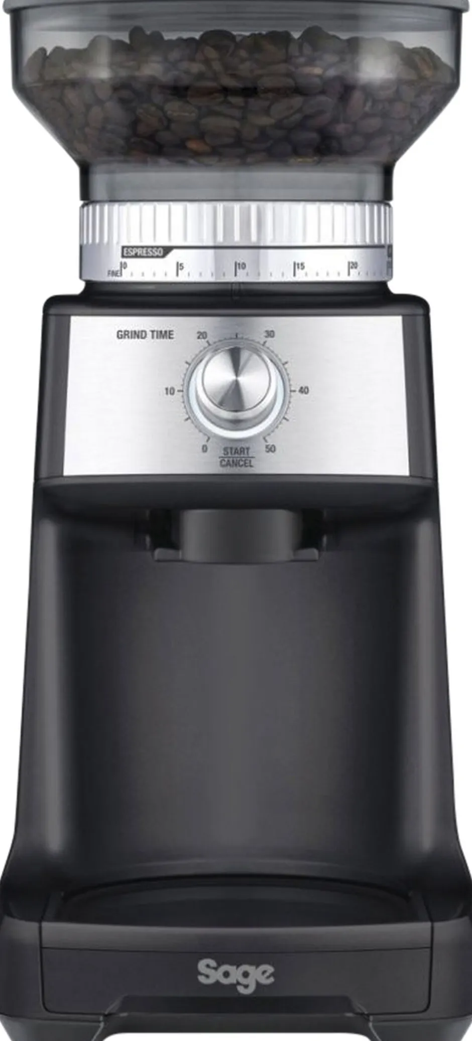 Kaffe & Te<SAGE The Dose Control Pro - Black Truffle