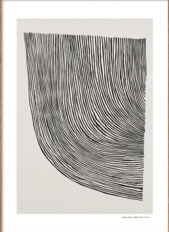 Plakater & Rammer<The Poster Club - Curves Black 5070 Flerfarvet