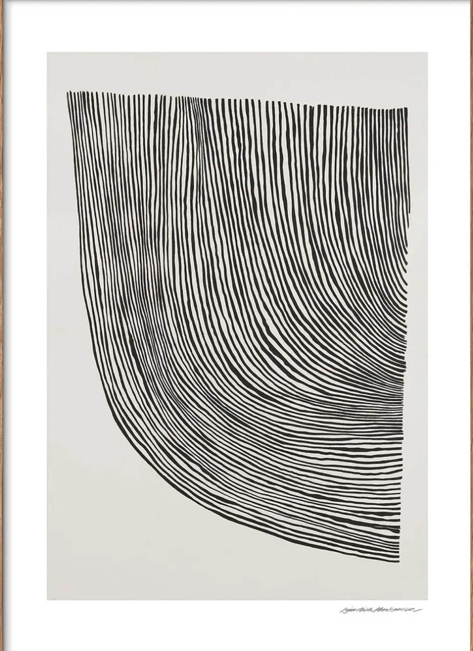 Plakater & Rammer<The Poster Club - Curves Black 5070 Flerfarvet