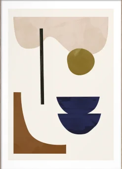 Plakater & Rammer<The Poster Club - Jan Skacelik - Shapeshape 08 Flerfarvet