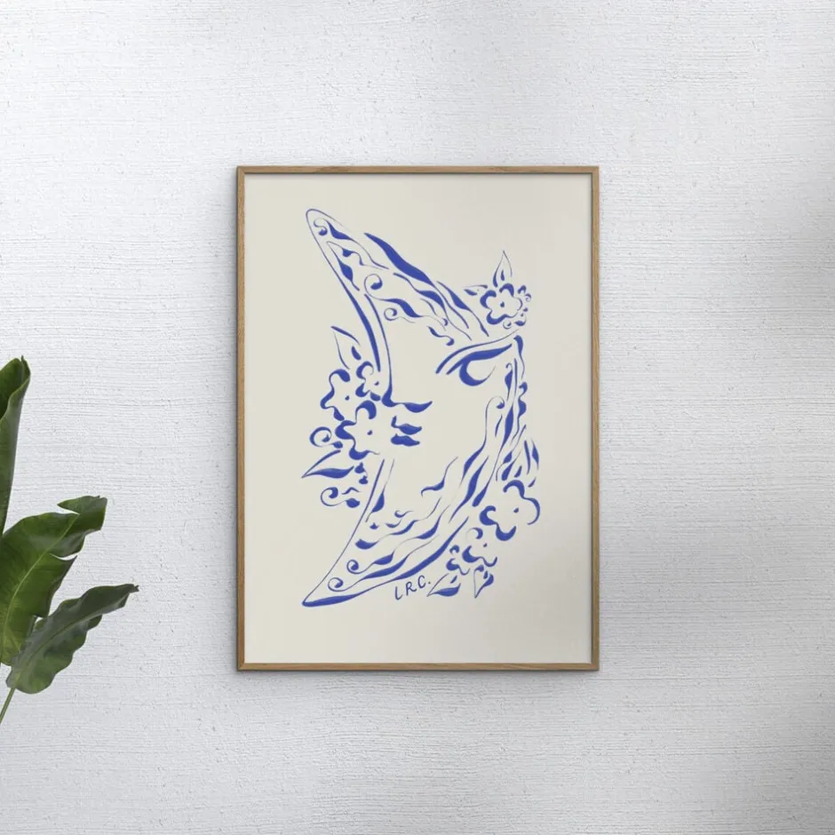 Plakater & Rammer<Poster & Frame The Poster Club x Hanna Peterson - Fashion Diva 01 Flerfarvet