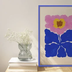 Plakater & Rammer<Poster & Frame The Poster Club x Liv Lee - Just Bloomed Flerfarvet