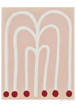 Plakater & Rammer<Poster & Frame The Poster Club x Lucrecia Rey Caro - Celestial Blossom Flerfarvet