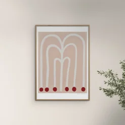 Plakater & Rammer<Poster & Frame The Poster Club x Vera Mattmann - Grosse Blume Flerfarvet