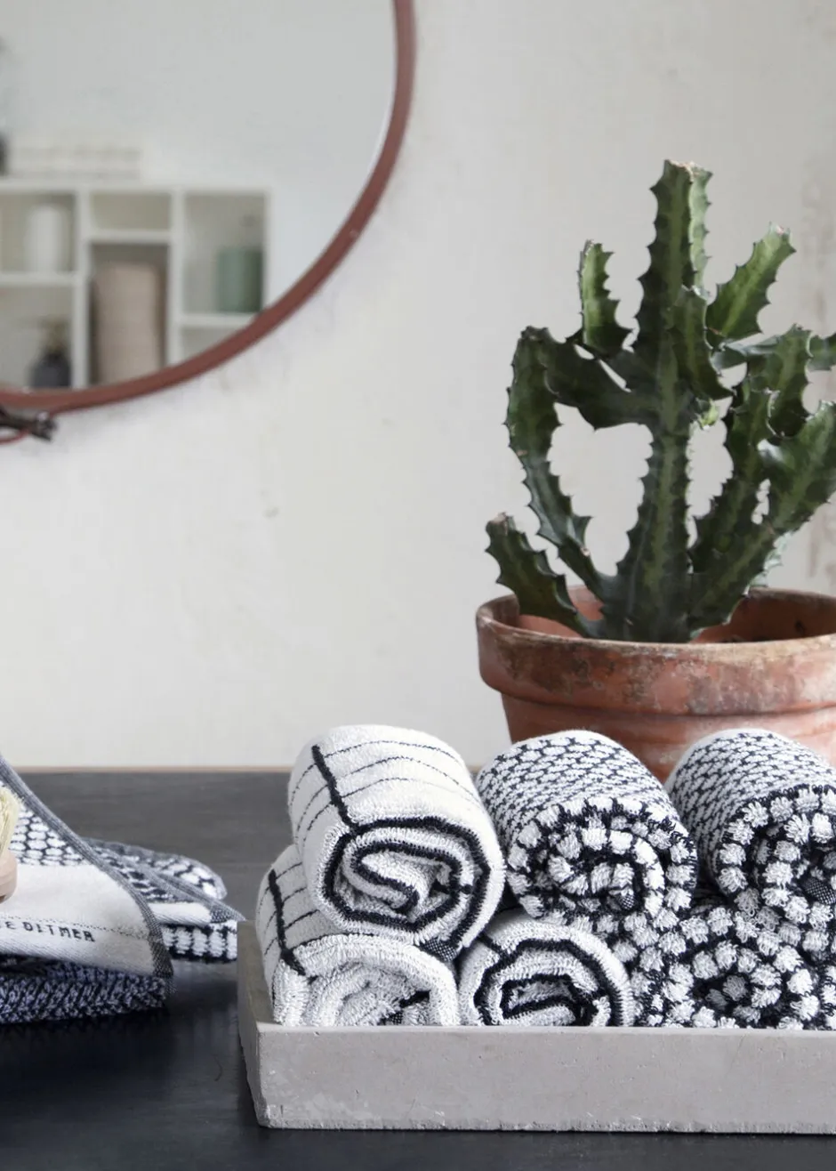Håndklæder<Mette Ditmer TILE STONE fingertip towel