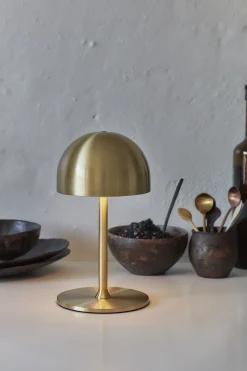 Bordlamper|Trådløse Lamper<Sirius Tim Genopladelig H22cm, Messing