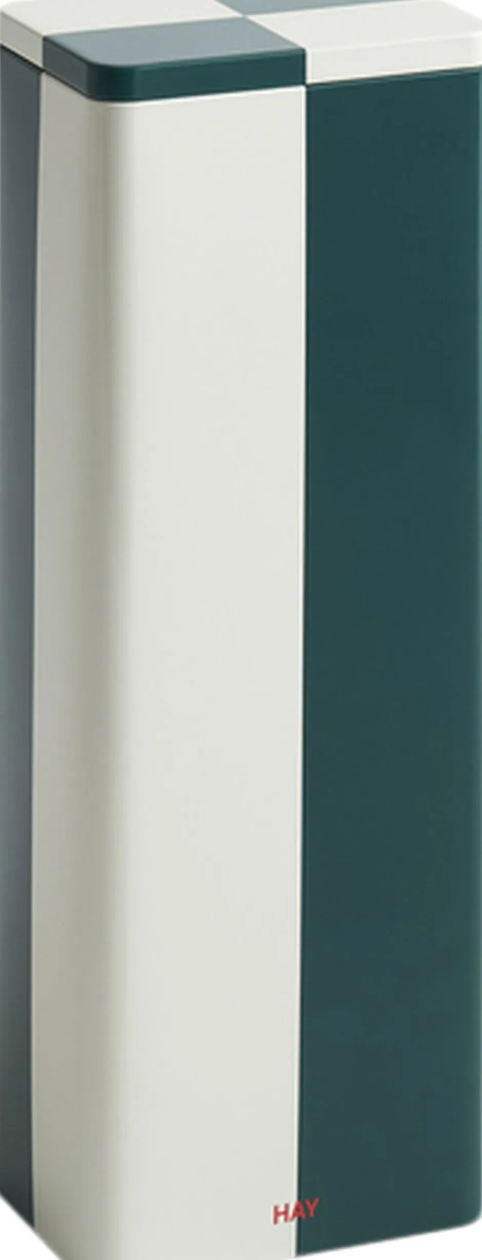 Opbevaring<Hay Tin Container-Slim-Green and off-wh