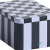 Opbevaring<Hay Tin Container-Small-Dark blue and l