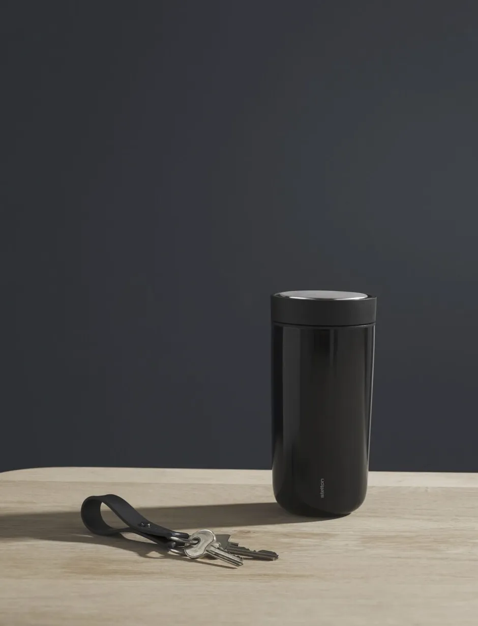 Kaffe & Te<Stelton To Go Click termokop 0,4 l, black