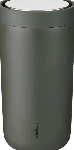 Kaffe & Te<Stelton To Go Click termokop 0.2 l. soft dark forest