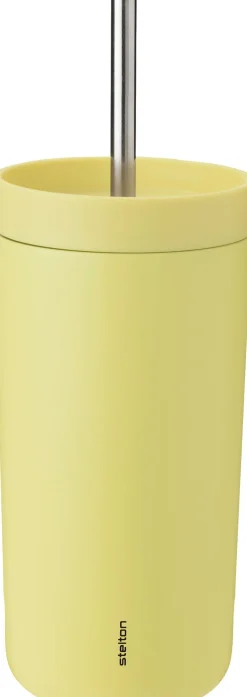 Kaffe & Te<Stelton To Go Sip termokop med sugerør 0.4 l. Laevis