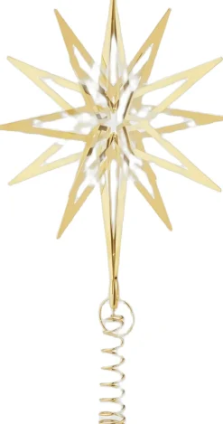 Juletræspynt<Georg Jensen TOP STAR 2025 MEDIUM 18 KT GOLD PLATED