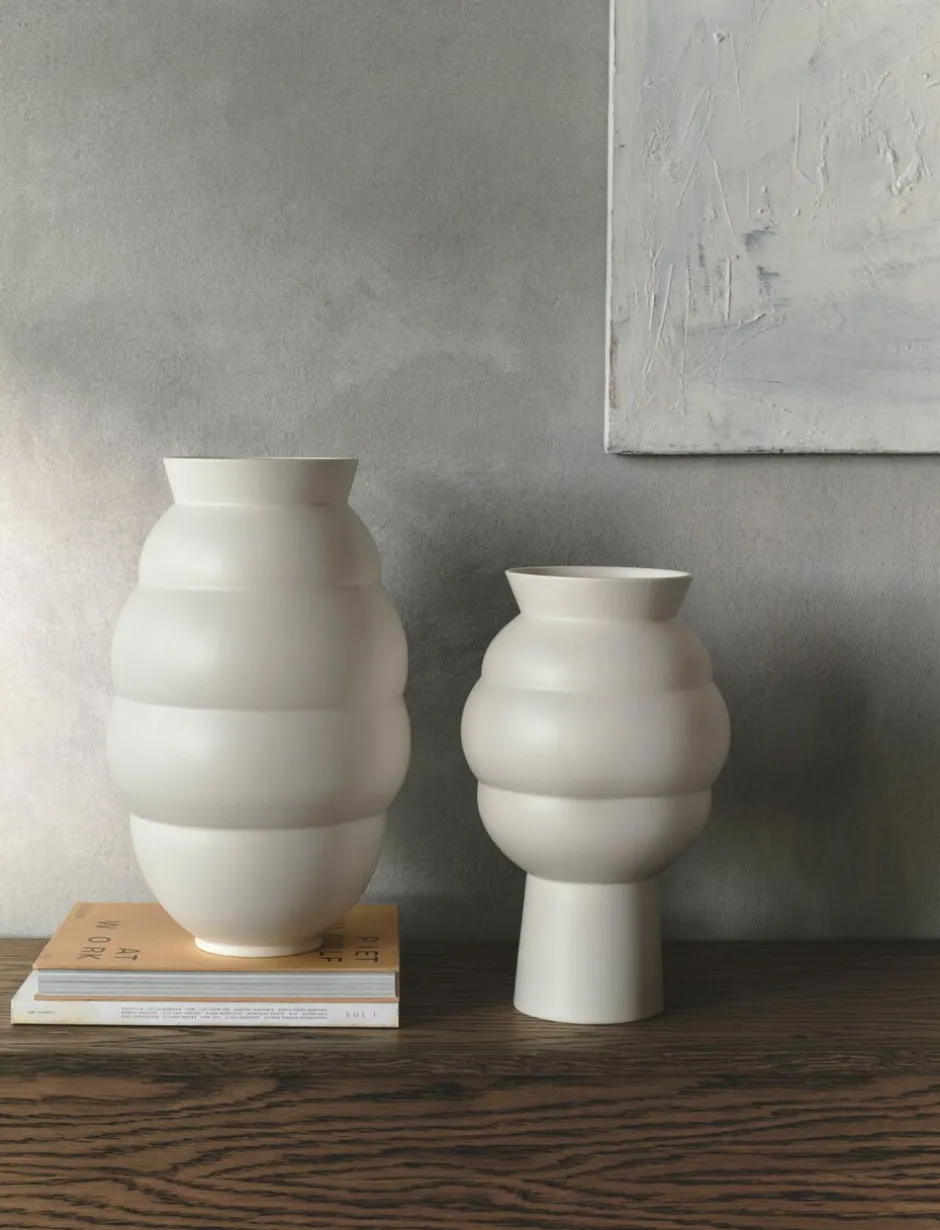 Vaser & Urtepotteskjulere<Knabstrup Keramik Tortus Archie vase No5 white