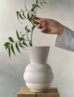 Vaser & Urtepotteskjulere<Knabstrup Keramik Tortus Archie vase No1 white