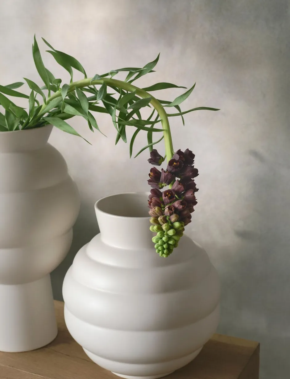 Vaser & Urtepotteskjulere<Knabstrup Keramik Tortus Archie vase No3 white
