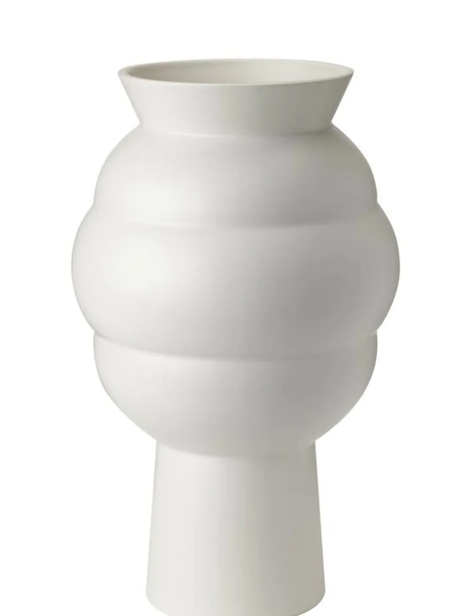 Vaser & Urtepotteskjulere<Knabstrup Keramik Tortus Archie vase No4 white