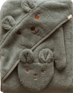 Håndklæder<Fabelab Towel - Bear Goblin blue