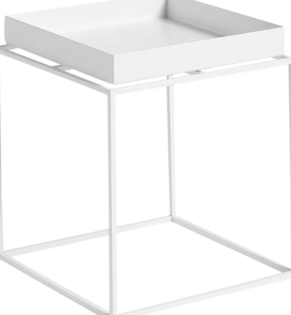 Møbler<Hay Tray Table-Medium L40 x W40 x H44-W White