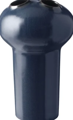 Vaser & Urtepotteskjulere<Knabstrup Keramik Trio vase, mørk blå, 11 cm M&oslash;rk blå