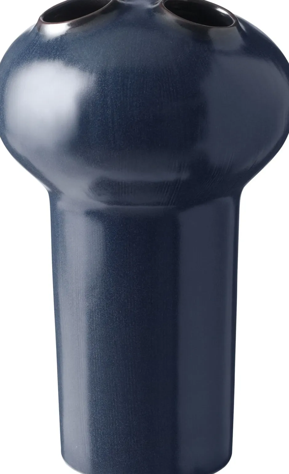 Vaser & Urtepotteskjulere<Knabstrup Keramik Trio vase, mørk blå, 11 cm Mørk blå