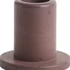 Lys & Lysestager<Hay Tube Candleholder Concrete-Small