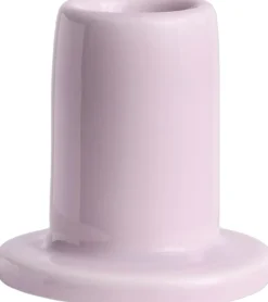 Lys & Lysestager<Hay Tube Candleholder-Small-Pale pink
