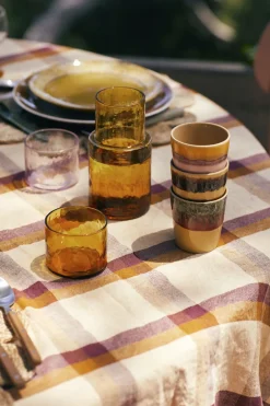 Karafler & Kander<HK Living Tube carafe amber