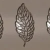 Bageartikler<Blomsterberg Tuileform Blad Latte Silikone
