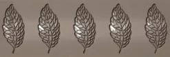 Bageartikler<Blomsterberg Tuileform Blad Latte Silikone