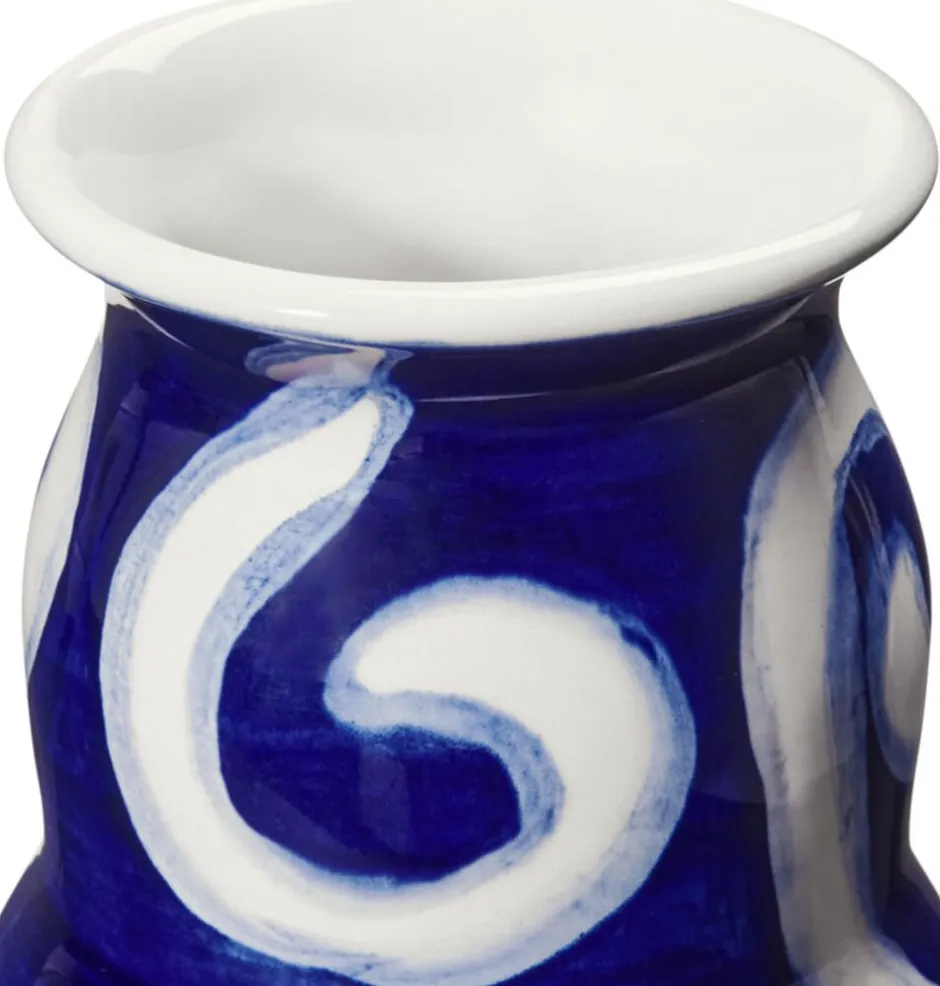 Vaser & Urtepotteskjulere<Kähler Tulle Vase H13 cm blå