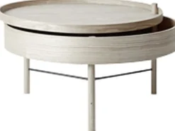 Møbler<Audo Copenhagen Turning Table, White Oak ø65 cm, Bl