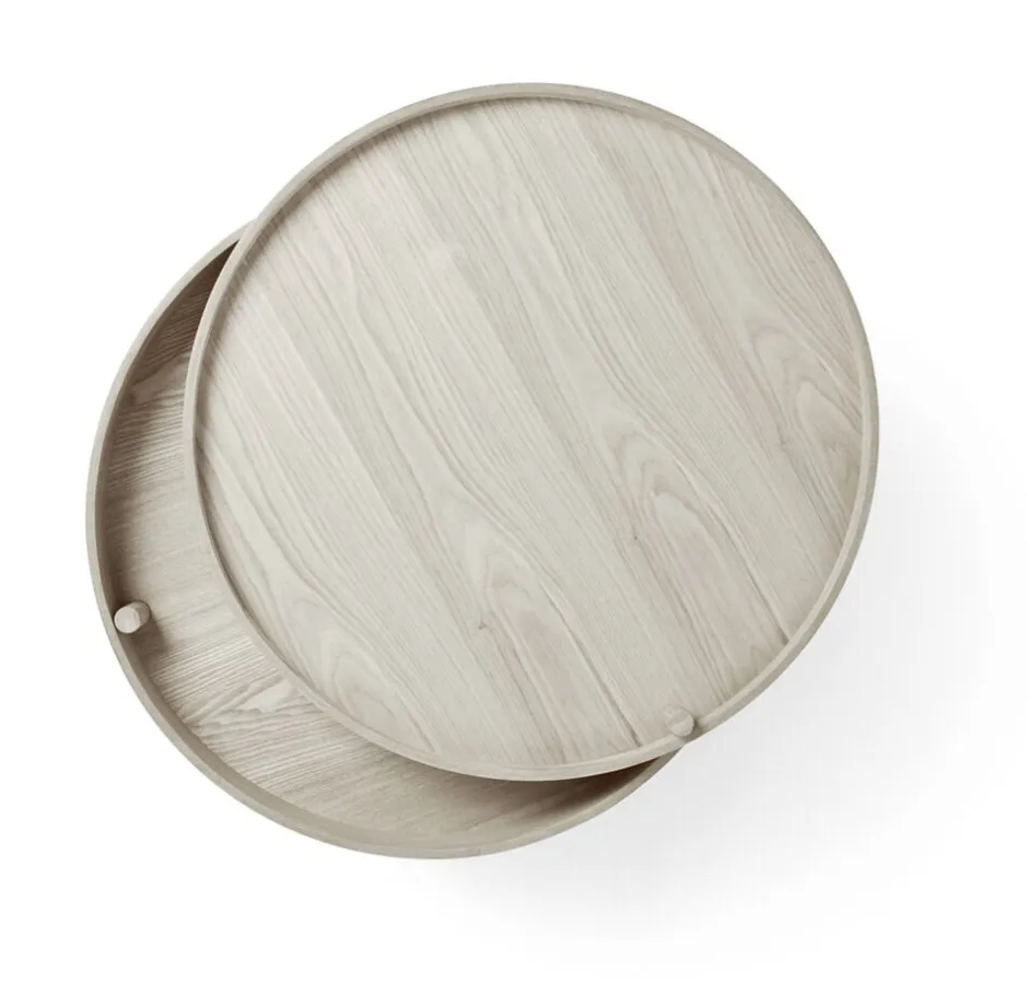 Møbler<Audo Copenhagen Turning Table, White Oak ø65 cm, Bl