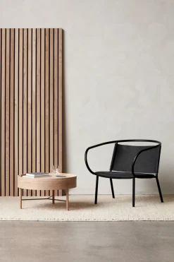 Møbler<Audo Copenhagen Turning Table, White Oak ø65 cm, Bl