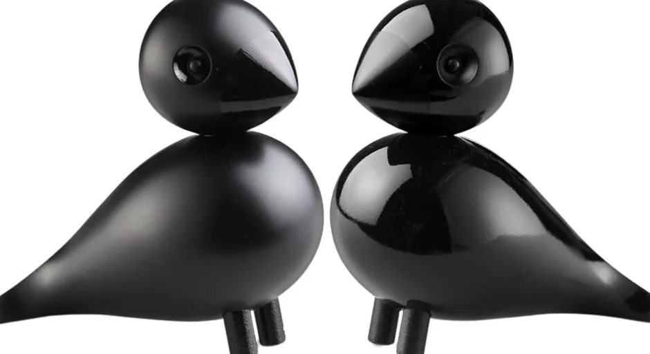 Figurer & Skulpturer<Kay Bojesen Turtelduer sort 1 par
