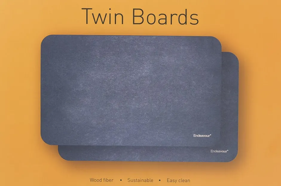 Køkkenartikler<Endeavour Twin Boards Wood Fiber Sort