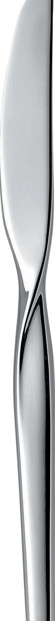 Bestik<Gense Twist bordkniv blank stål L21,6cm