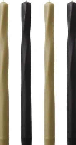Lys & Lysestager<Audo Copenhagen Twist Tapered Candle, H30, Neutral,