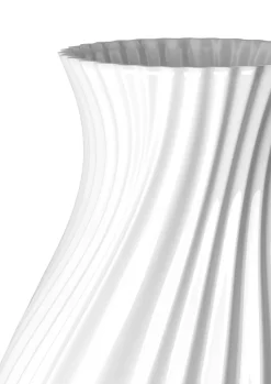 Vaser & Urtepotteskjulere<Kähler Twist Vase H25 cm hvid porcelæn